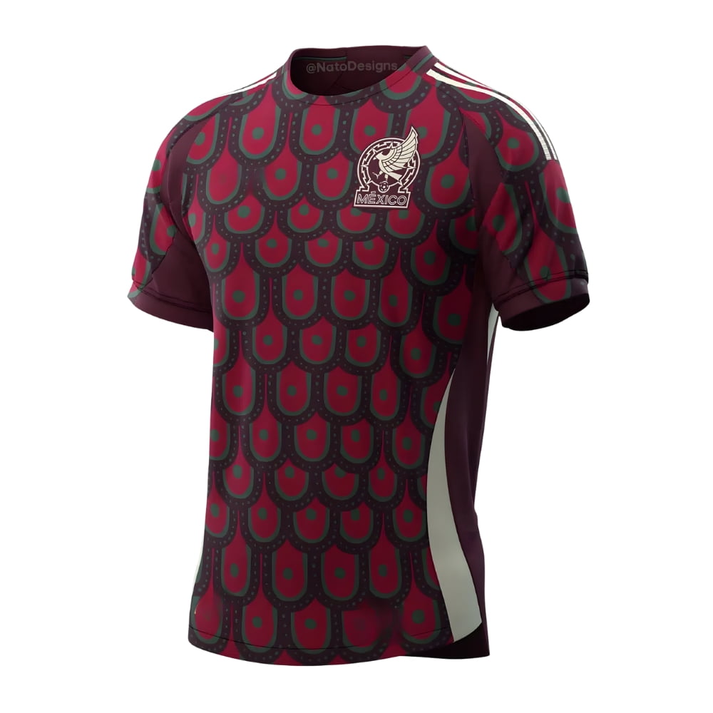 Mexico Home Jersey 2025 Burgundy - Image 11