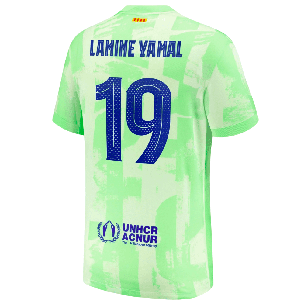Barcelona Lamine Yamal #19 Away Jersey 2025/26 - Image 2