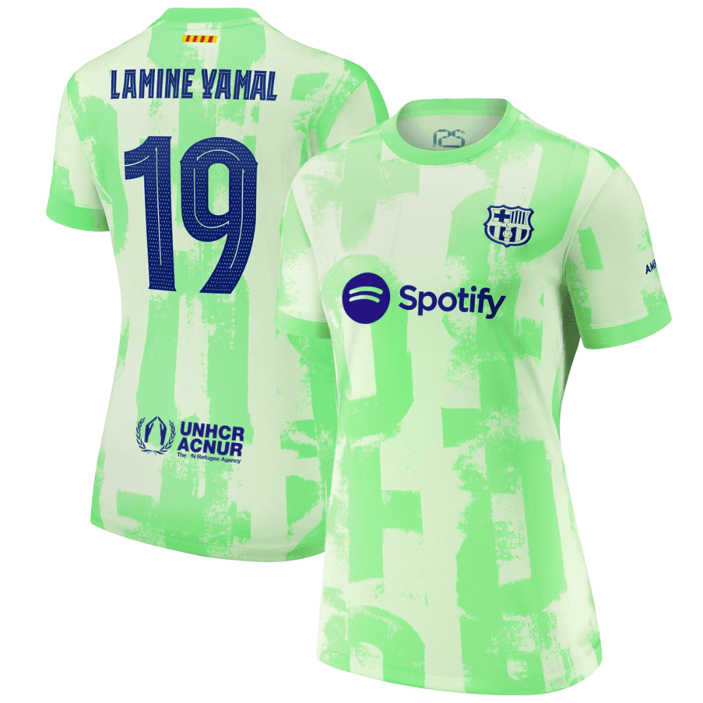 Barcelona Lamine Yamal #19 Away Jersey 2025/26