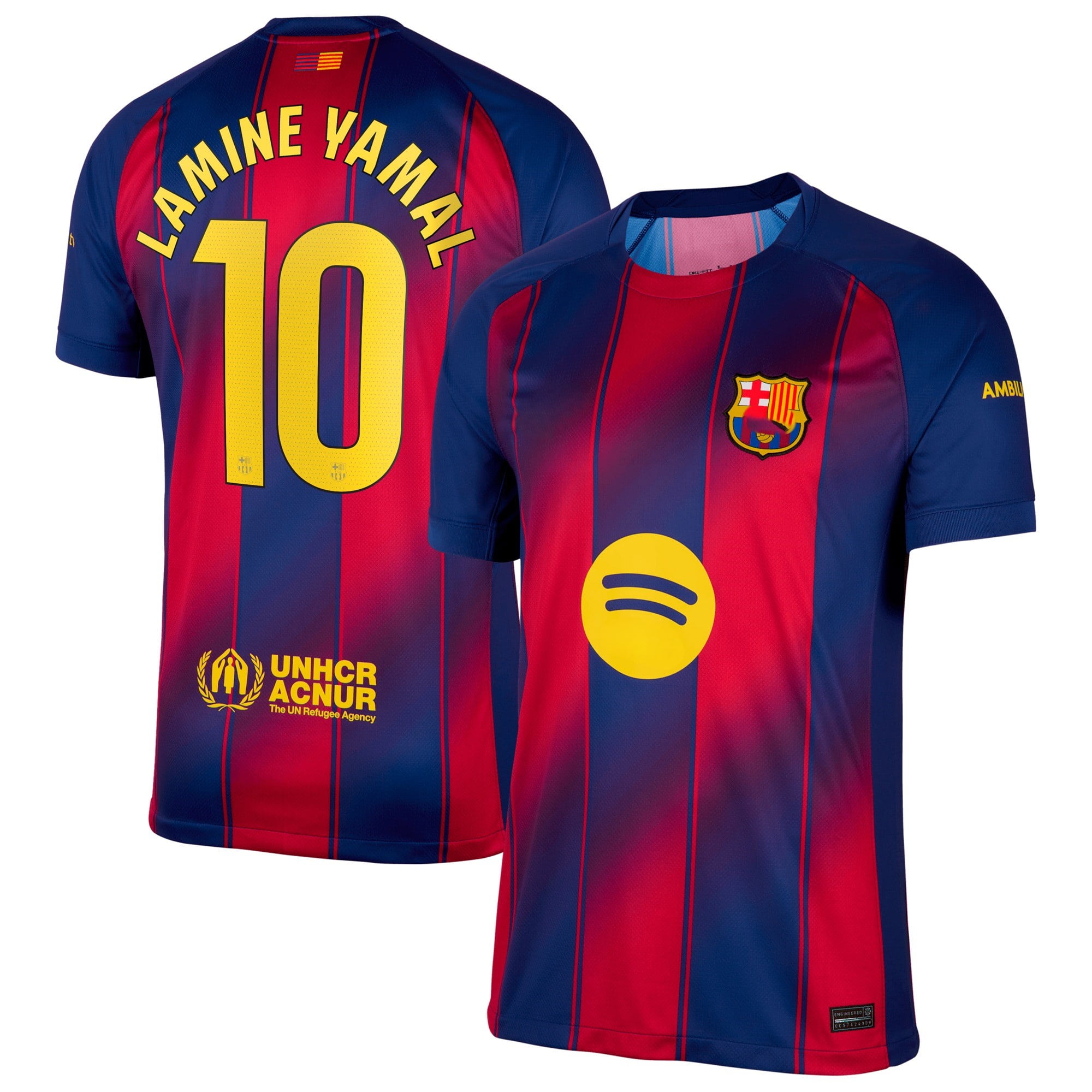 Barcelona Lamine Yamal #10 Home Jersey 2024/25 - Image 3