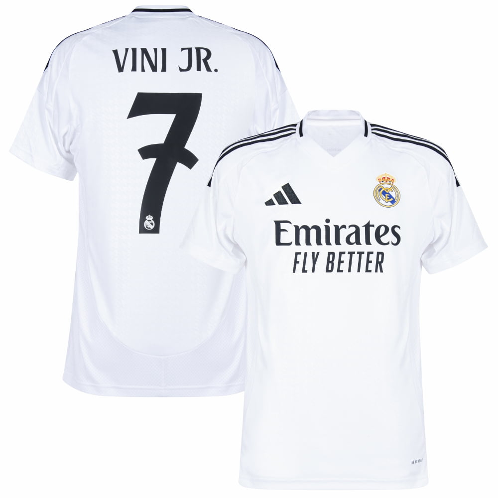 Real Madrid Vinicius Jr #7 Home Jersey 2023/24 - Image 3